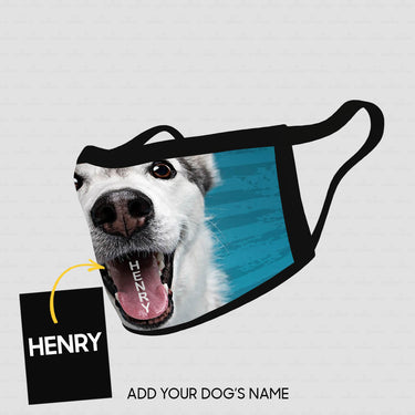 Personalized Dog Gift Idea - Dog With Short Ears For Dog Lovers - Cloth Mask